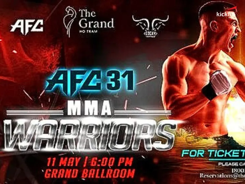 Lịch đấu MMA AFC 31 tại Việt Nam 