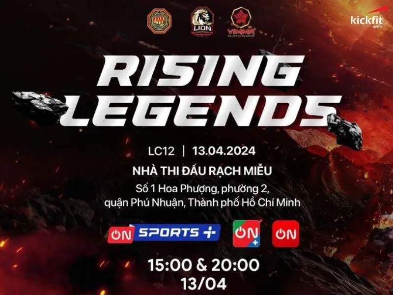 Link xem trực tiếp LION Championship 12: Rising Legend
