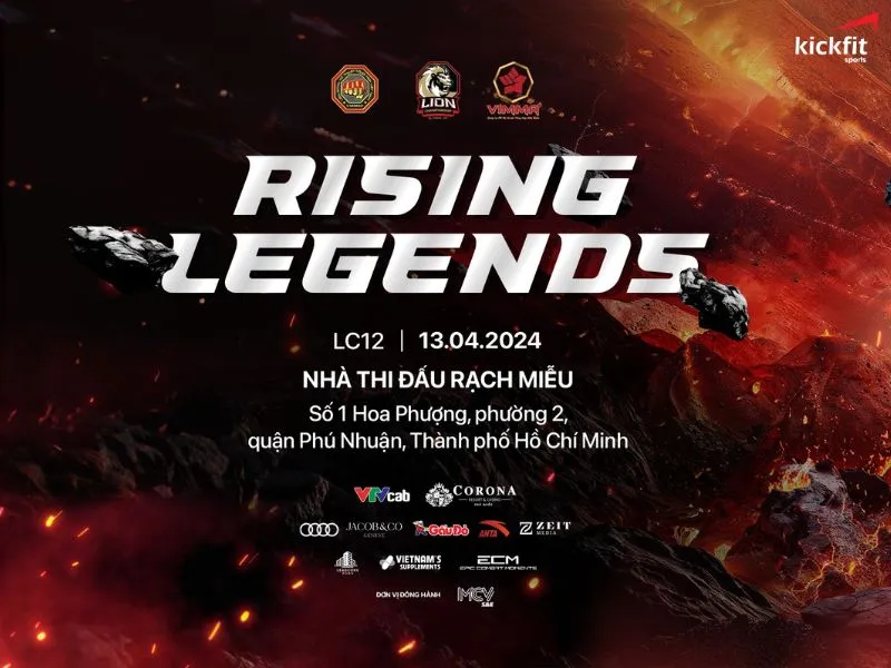 Lịch đấu LION Championship 12: Rising Legend