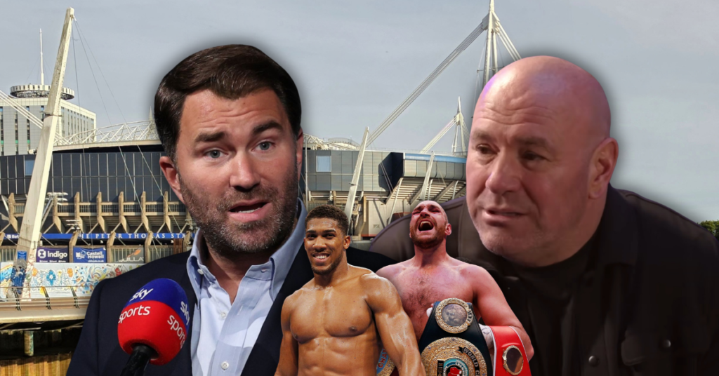 Eddie Hearn Goes Off On Dana White ... "He Cannot Be Involved" In Fury-Joshua