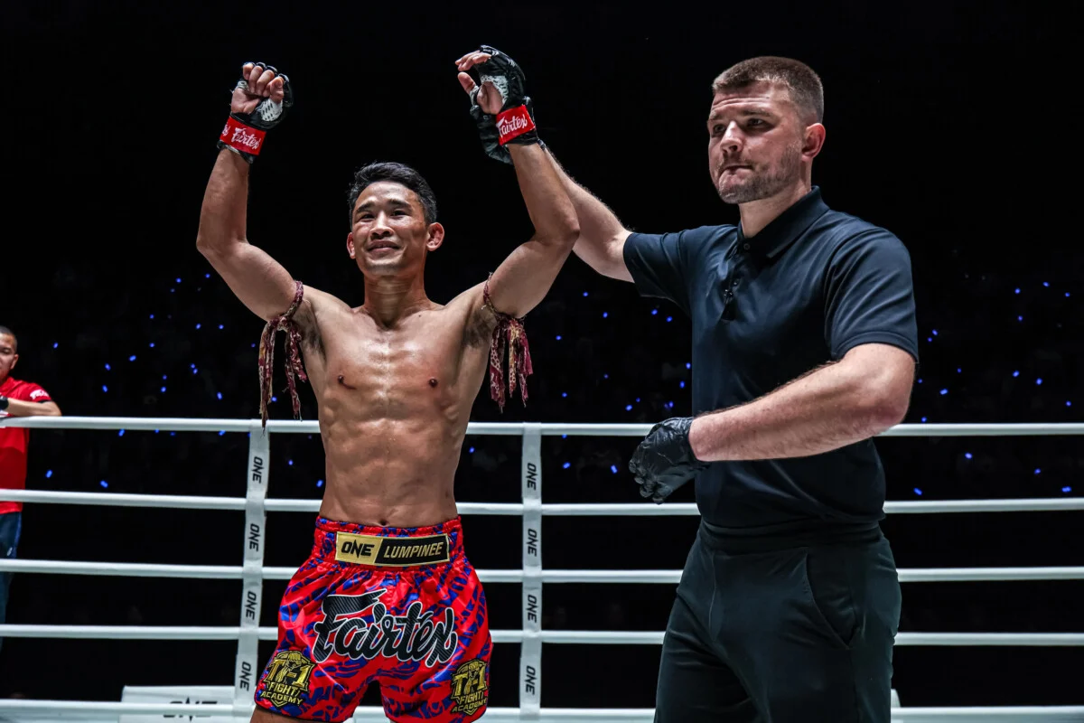 Lamsing T1 Fight Academy defeats Plaipayak Sor Sommai via knockout at ONE Friday Fights 143