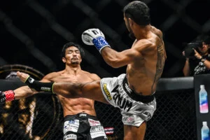 Shintaro Matsukura vs Sinsamut at ONE SAMURAI 4 13